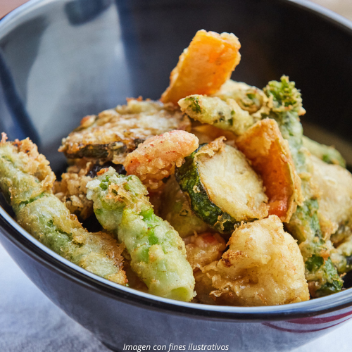 Verduras Tempura en Air Fryer